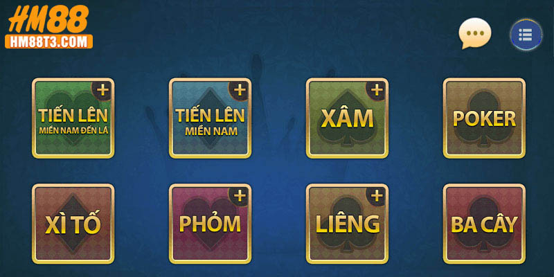 Khám phá siêu phẩm hấp dẫn tại game bài HM88