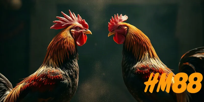 Trận đá gà đòn tại nhà cái HM88 với hai chiến kê đang đối đầu