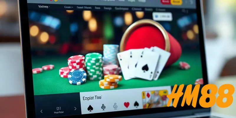 Giao diện trang chủ nhà cái Game Hot HM88 trên máy tính
