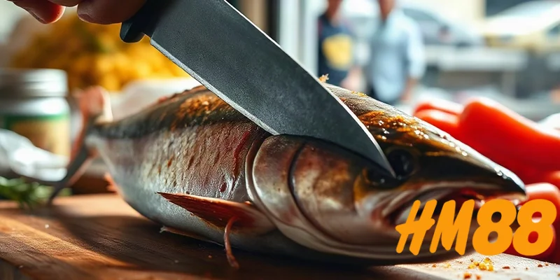 Tăm Tiên Cắt Cá HM88 – Hình ảnh minh họa trò chơi chặt cá ăn xu